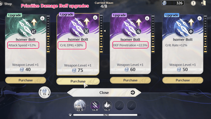 Keep Upgrading Isomer Bolt 1