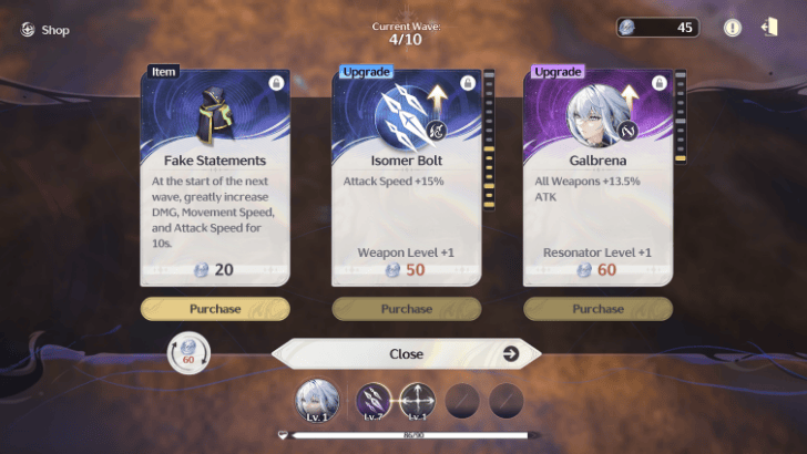 Solaris Soldier Upgrade Selection