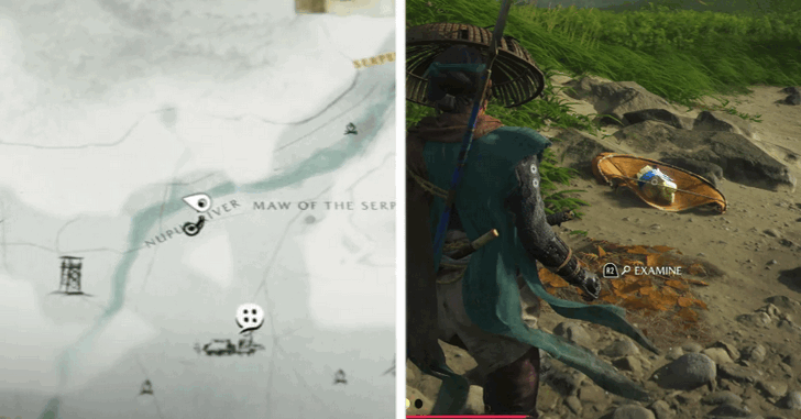 Collect the Item of Ainu Craft near Nupur River