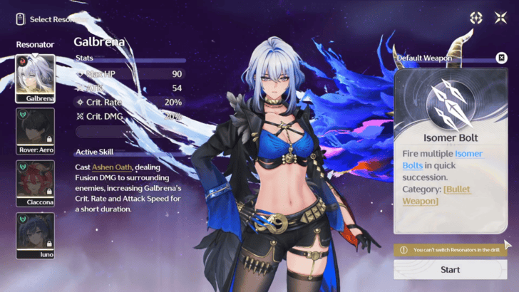 Wuthering Waves Choose a Resonator