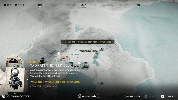 Tadaaki the Terrible Location