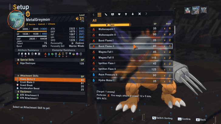 Digimon Story Time Stranger - Skill Discs