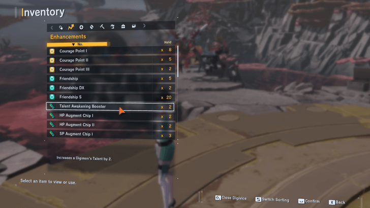 Digimon Story Time Stranger - Enhancement Items