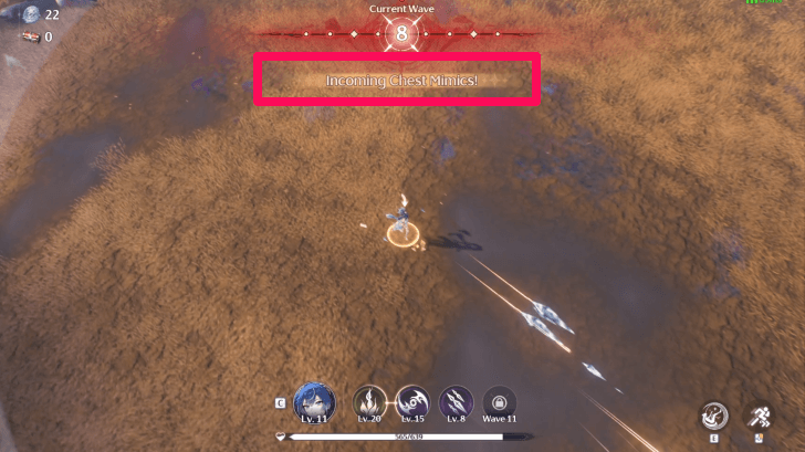 Drill 7 Chest Mimic Stages