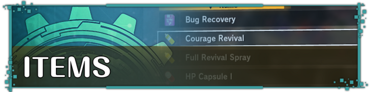 Digimon Story Time Stranger - Items Partial