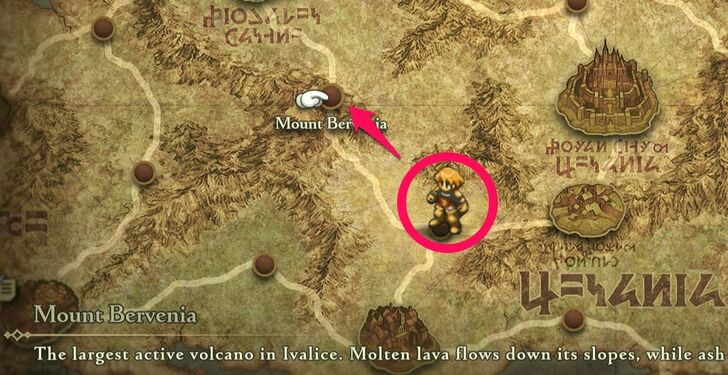 World Map Mount Bervenia