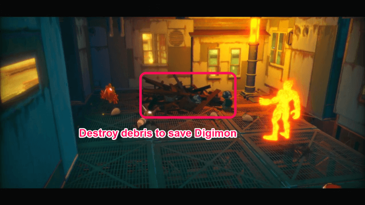 Destroy Debris to Save Digimon