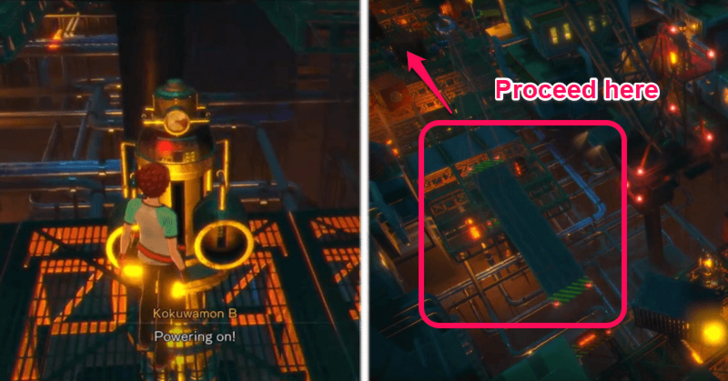 Cross Bridge with Crane