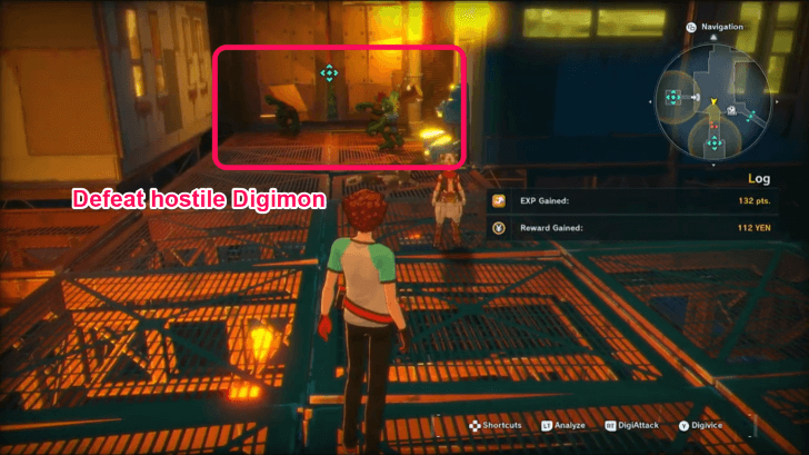 Defeat Hostile Digimon