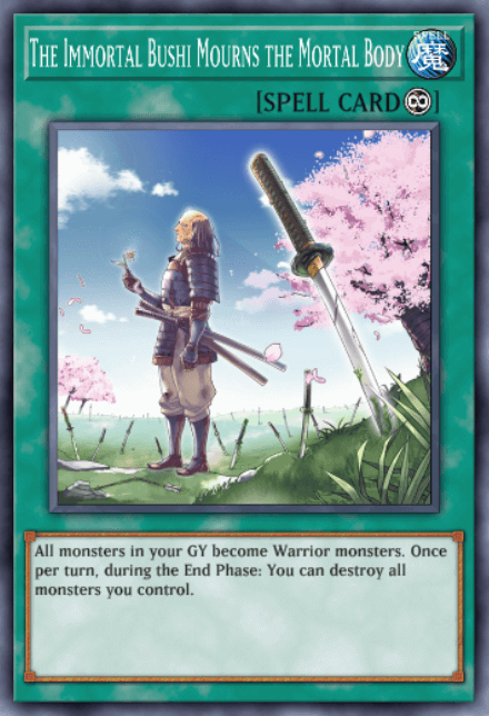 The Immortal Bushi Mourns the Mortal Body