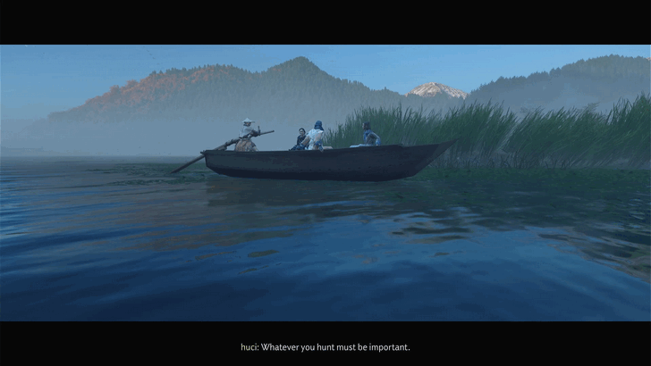 Ghost of Yotei Ride the Boat