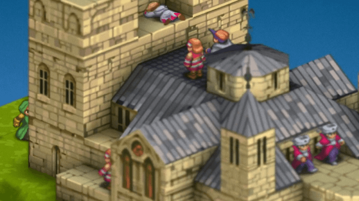 Final Fantasy Tactics - Mullonde Cathedral Field View