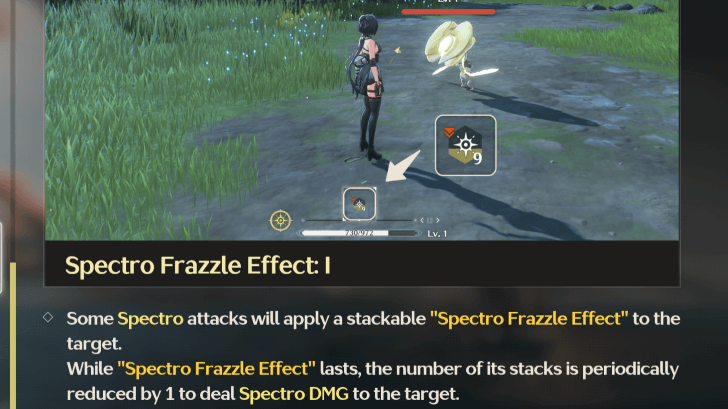 Spectro Frazzle Tooltip