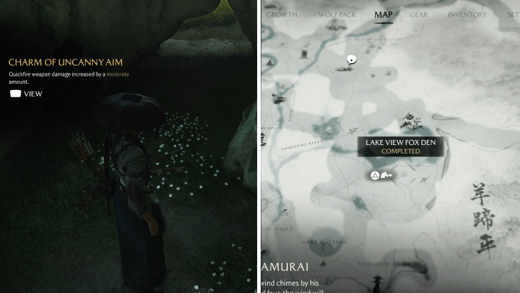 Ghost of Yotei Charm of Uncanny Aim Map Location