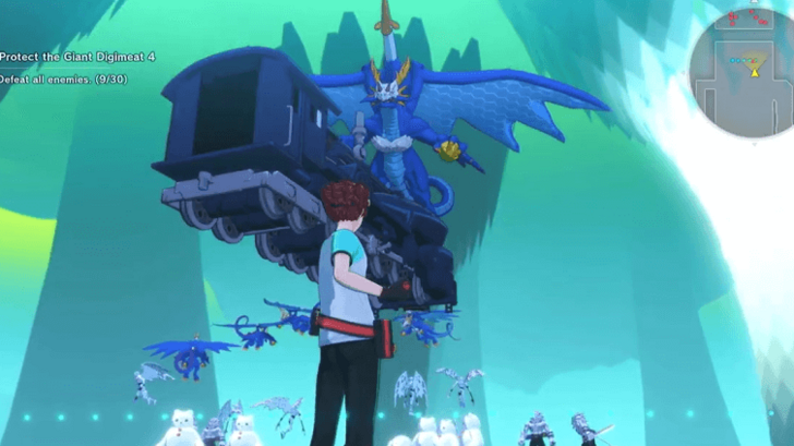 Attack Flying Digimon at the Starting Line