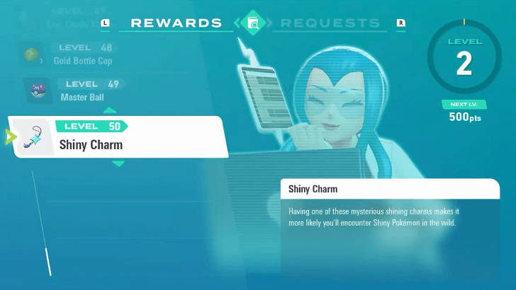 Shiny Charm Reward