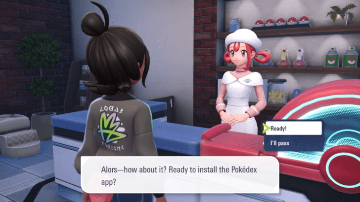 Speak to the Nurse at the Pokemon Center