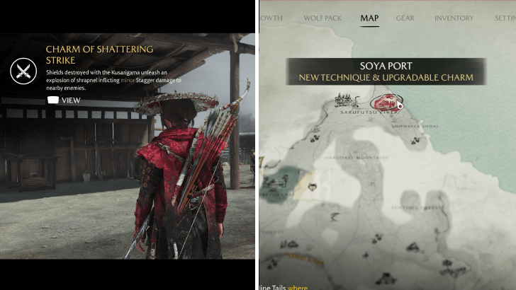 Ghost of Yotei Charm of Shattering Strike Map Location