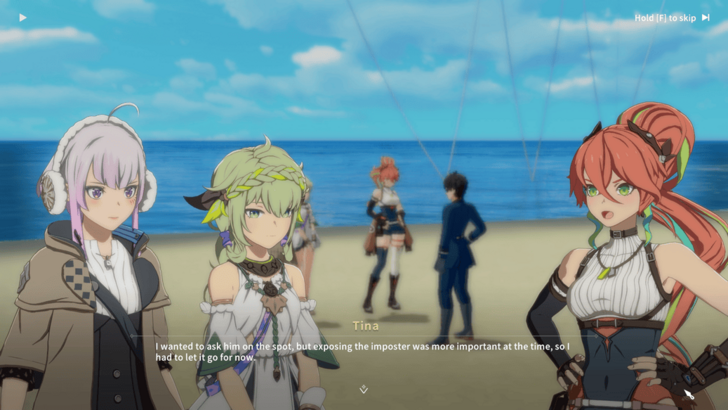 Airona, MC, Tina, talking about the impostor