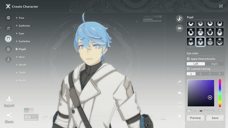 Male Character Customization