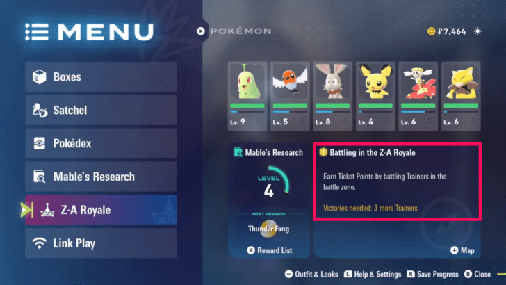 Battle Three More Trainers