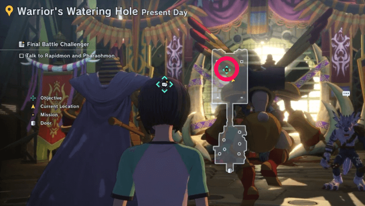 Final Battle Challenger Start Location