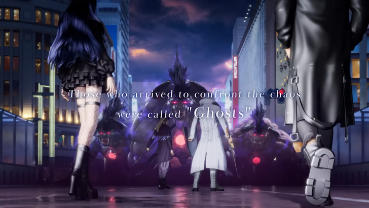 DDFF Characters approaching enemies