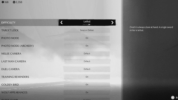 GOY - Select Difficulty from menu mode:scale