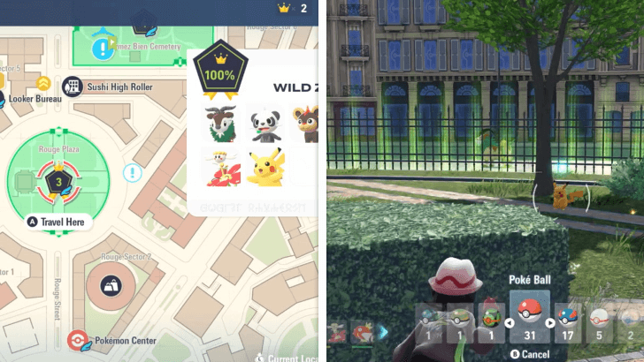 Pikachu Wild Zone 3 Location