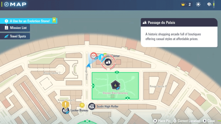 A Use for an Evolution Stone! Map Location