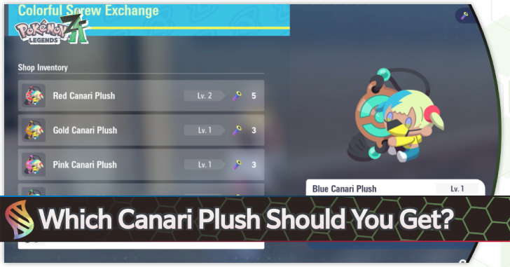 Pokemon Legends Z-A - Which Canari Plush Should You Get