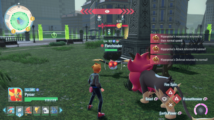 Alpha Fletchinder Overworld Location