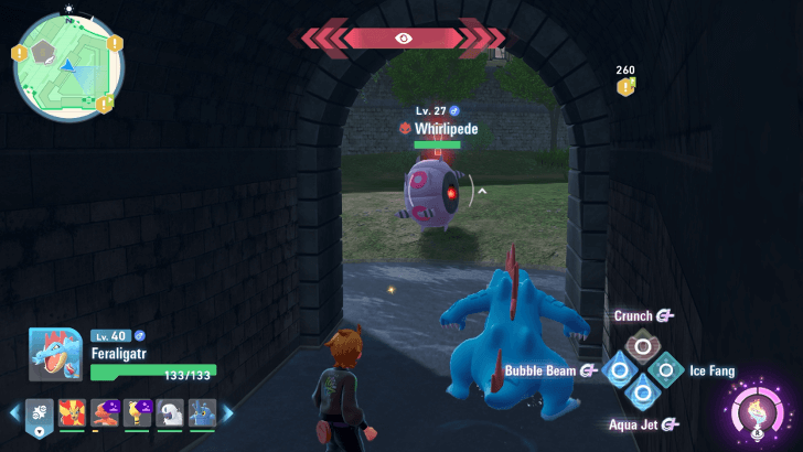 Alpha Whirlipede Overworld Location