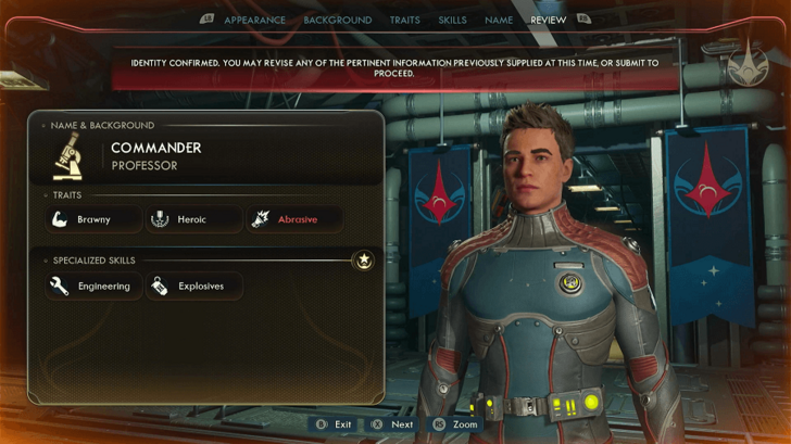 Final Character Review