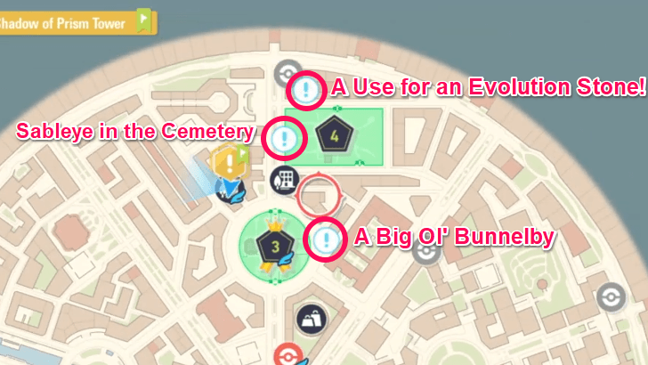 first three Side Missions