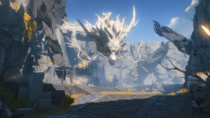 Jue Statue in Huanglong