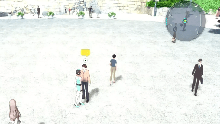 Shinjuku Park Man in Center