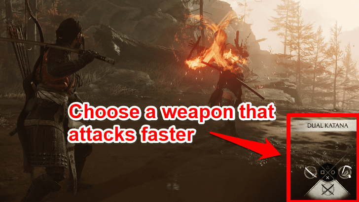 GOY - Choose weapons that attack faster