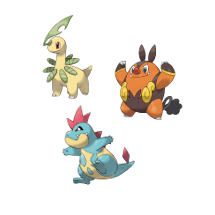 Pignite Croconaw Bayleef