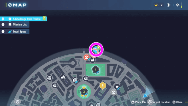 Third Course Map Location