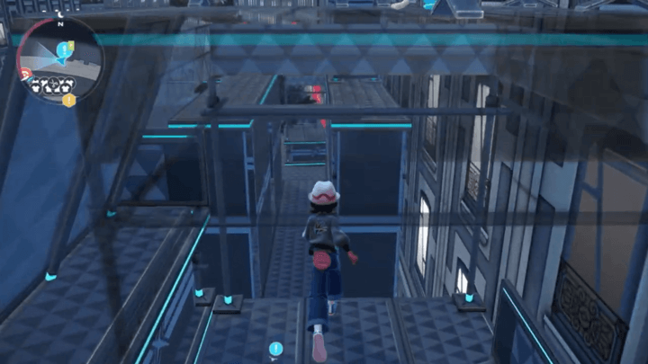 Roll Into the Platform Below