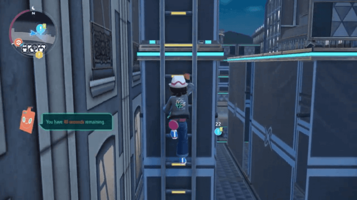 Climb Up the Ladder on the Opposite Edge of the Platform