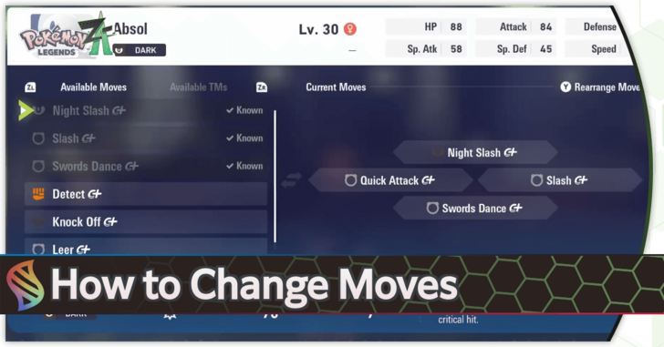 Pokemon Legends Z-A - How to Change Moves Top Banner
