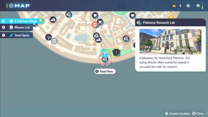 A Call from Mable Map Location