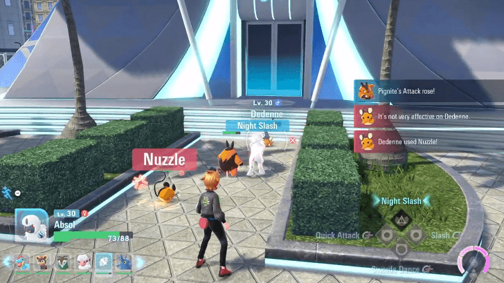 battle against Dedenne guards