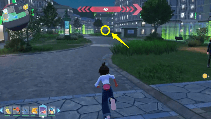 Shiny Mareep Wild Zone 1