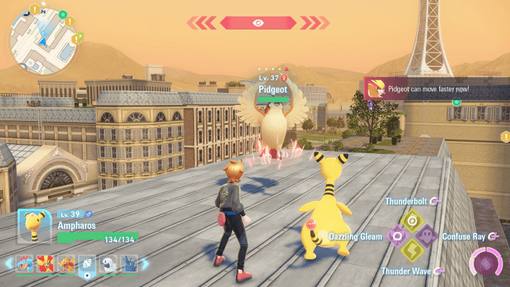 Pidgeot World Location