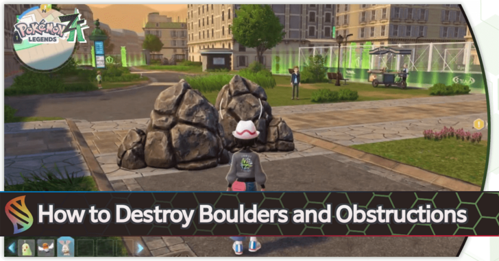 Pokemon Legends Z-A - How to Destroy Boulders and Obstructions Top Banner