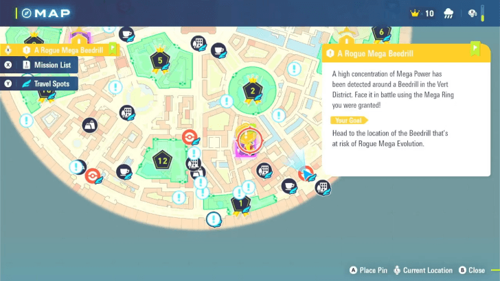 Mega Beedrill Location