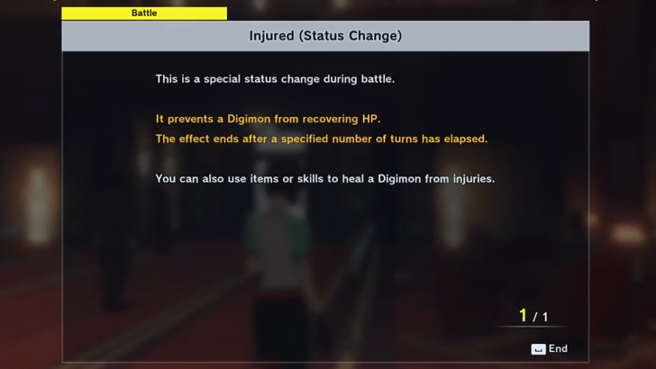 Prevents HP Recovery